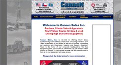 Desktop Screenshot of cannonsalesinc.com